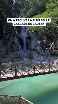 On a trouvé les plus belles cascades du Laos 📍🇱🇦
