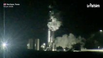 Une mégafusée Starship de SpaceX explose lors d’un test au Texas