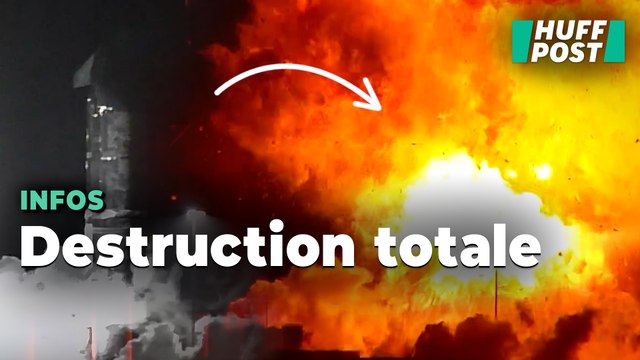 La fusée Starship explose dans une gigantesque boule de feu sur son pas de tir avant même son lancement