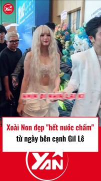 Xoài Non đẹp hết mức khi đứng cạnh Gil Lê