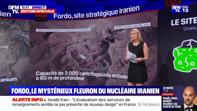 Conflit Israël-Iran: pourquoi le site de Fordo, fleuron du nucléaire iranien, est une cible prioritaire pour Israël