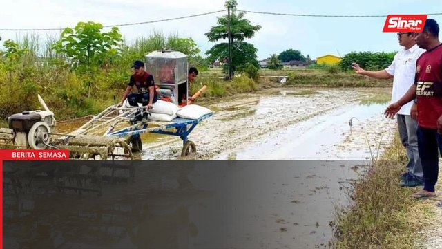 Petani muda cipta alat tabur benih padi, baja pertama di Kelantan