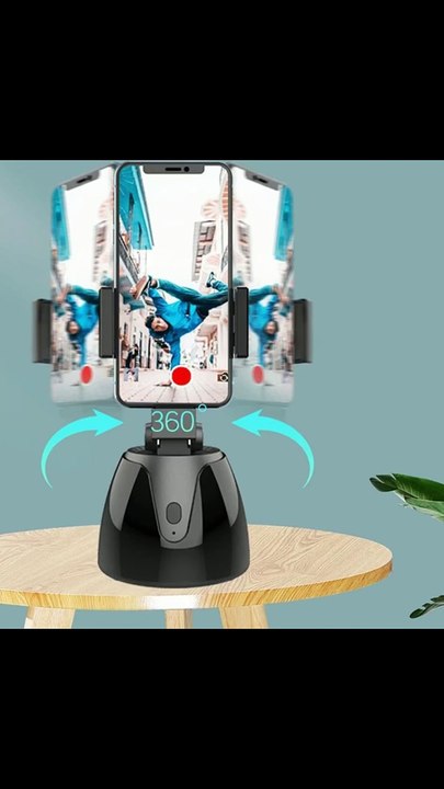 Auto Tracking Phone Holder Auto AI Camera Stand Smart Shooting Tripod 360 Rotation Phone Gimbal Selfie Stick Face Tracking Follow-Up Stabilizer