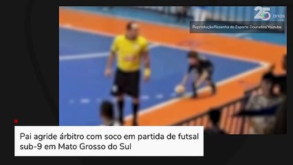 Pai agride juiz durante competição sub-9 no Mato Grosso do Sul