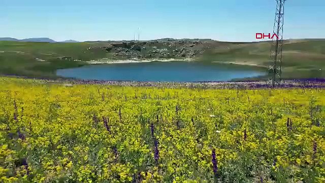 Türkiye'nin doğa harikası Nazar Boncuğu göllerinden inanılmaz manzara...