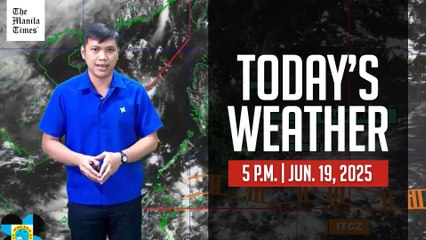 Today's Weather, 5 P.M. | June 19, 2025