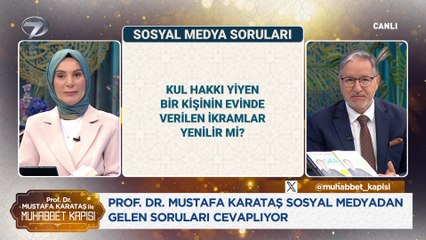 Prof. Dr. Mustafa Karataş ile Muhabbet Kapısı - 19 Haziran 2025