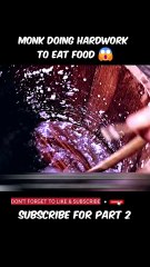 shorts movie explanation monk doing hardwork to eat food