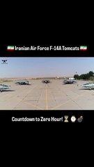 Countdown to Zero Hour: Iranian F-14A Tomcats - Supersonic Interceptor Power! 🇮🇷