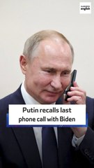 Putin acknowledges Ukraine war never would have happened with Trump in office.