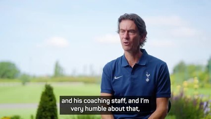 New Spurs boss Frank congratulates 'legend' Ange on Europa League triumph