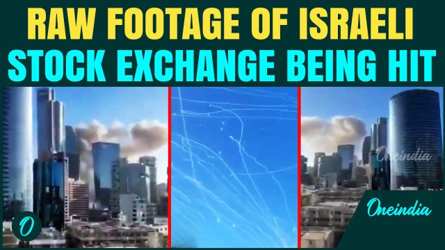 RAW FOOTAGE: Moment Iran’s Missile DESTROYS Israeli Stock Exchange Building | 135+ Israelis Injured
