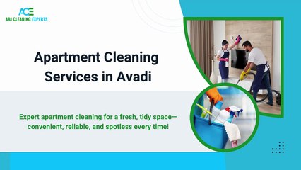 Apartment Cleaning Services in Avadi