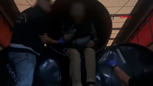 TIR'daki çelik borulardan suç örgütü lideri çıktı