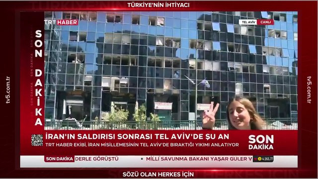 Siyonist İsrail polisi TRT Haber canlı yayınını engelledi