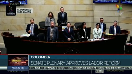Colombia, Senate approved 77 articles of Petro's labor reform
