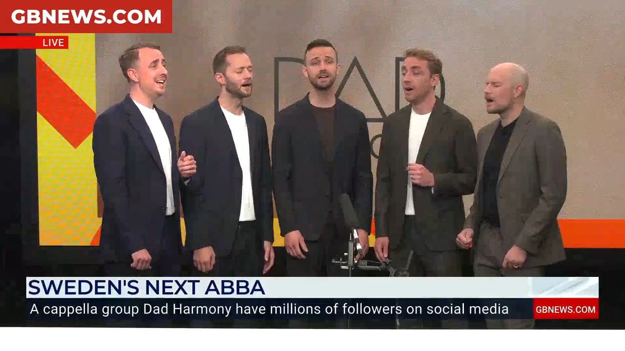 WATCH: A cappella group Dad Harmony wow Stephen and Ellie with live performance of Sting song