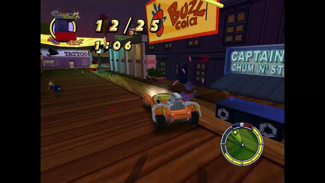 Die Simpsons Hit and Run Lasershow