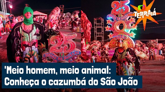 Meio homem, meio animal: conheça o cazumbá do São João do Maranhão