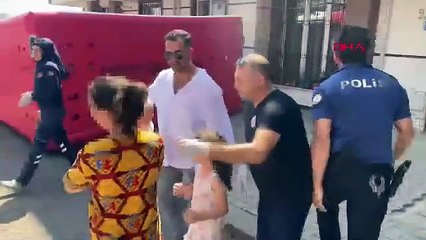 Bebeğini pencereden atmaya çalıştı: Gözaltında