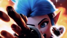 Epic Fantasy CGI: Jinx from League of Legends in Fierce Action!