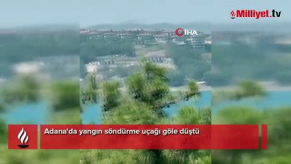 Adana'da sıcak saatler: Uçağım göle düştü, durumum iyi, beni alın