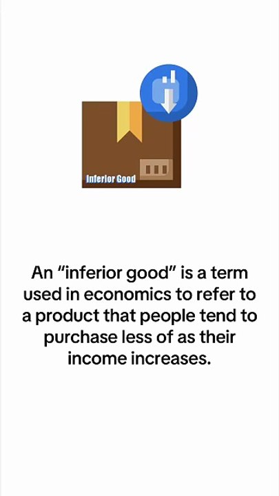 What is Inferior Good?
