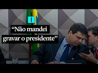 "Não mandei gravar o presidente" diz Miller na CPMI da JBS