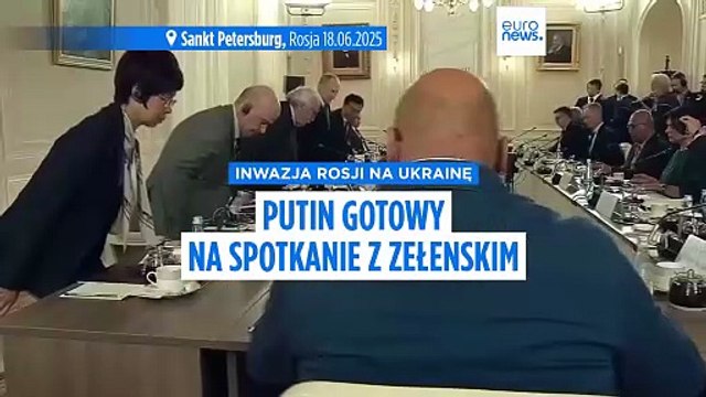 Putin twierdzi, że jest gotowy spotkać się z Zełenskim