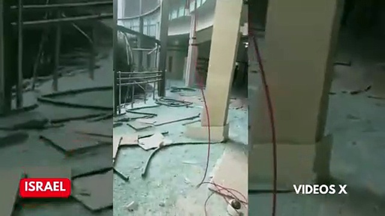 Misiles iraníes impactan en un hospital de Israel