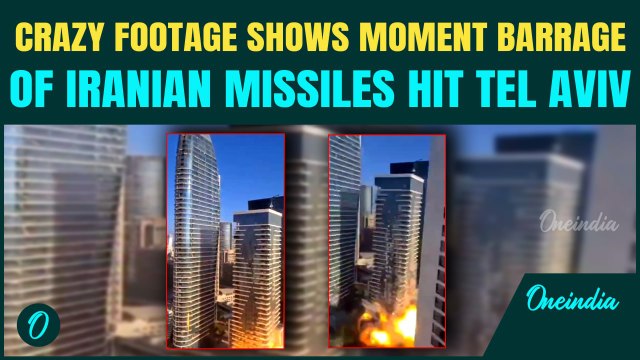 Iran Attack MOST SHOCKING Video: Iranian Missiles Smash Into Israeli Residential Towers, Hospitals