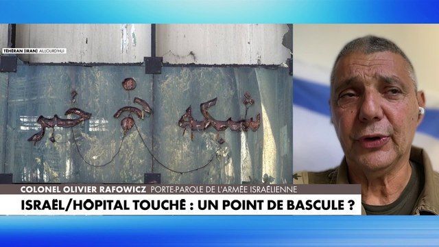 Le Colonel Olivier Rafowicz revient sur l'hôpital israélien touché par un missile iranien