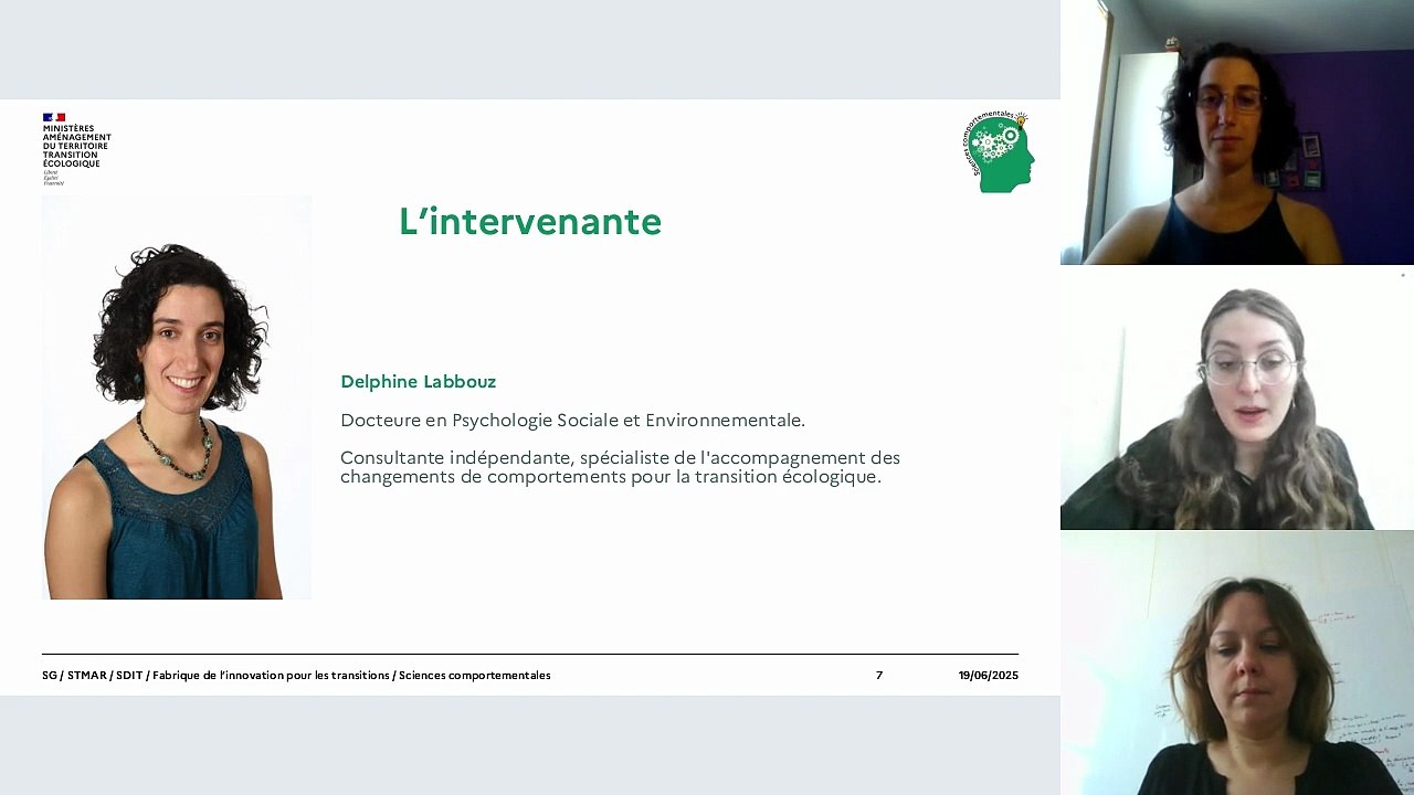 Webinaire 3 : Un frein comportemental. De quoi parle-t-on ? Pourquoi s’intéresser aux freins lorsqu'on réalise un diagnostic comportemental ?