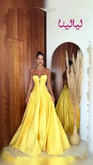 فستان الخصر المنخفض مثالي لجميع مناسبات 2025