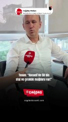 Tosun Kocaeli'de 50 bin staj ve çıraklık mağduru var!