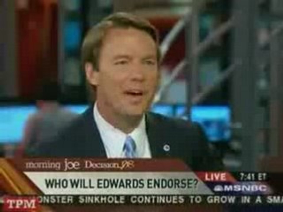 John Edwards Keeps Flirting