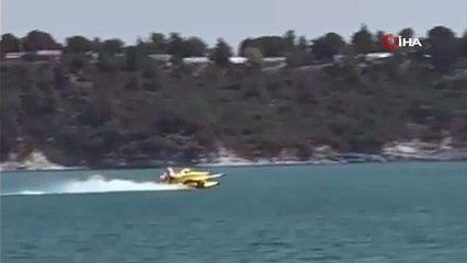 Yangın Söndürme Uçağı Göle Düştü!