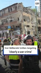 Iran 'deliberate' civilian-targeting 'clearly a war crime'