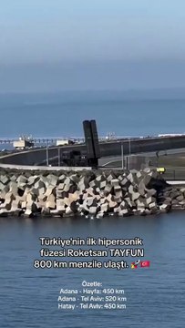Cumhurbaşkanı Erdoğan talimat vermişti! Tayfun hipersonik hızda 1000 kilometre menzile ulaştı!
