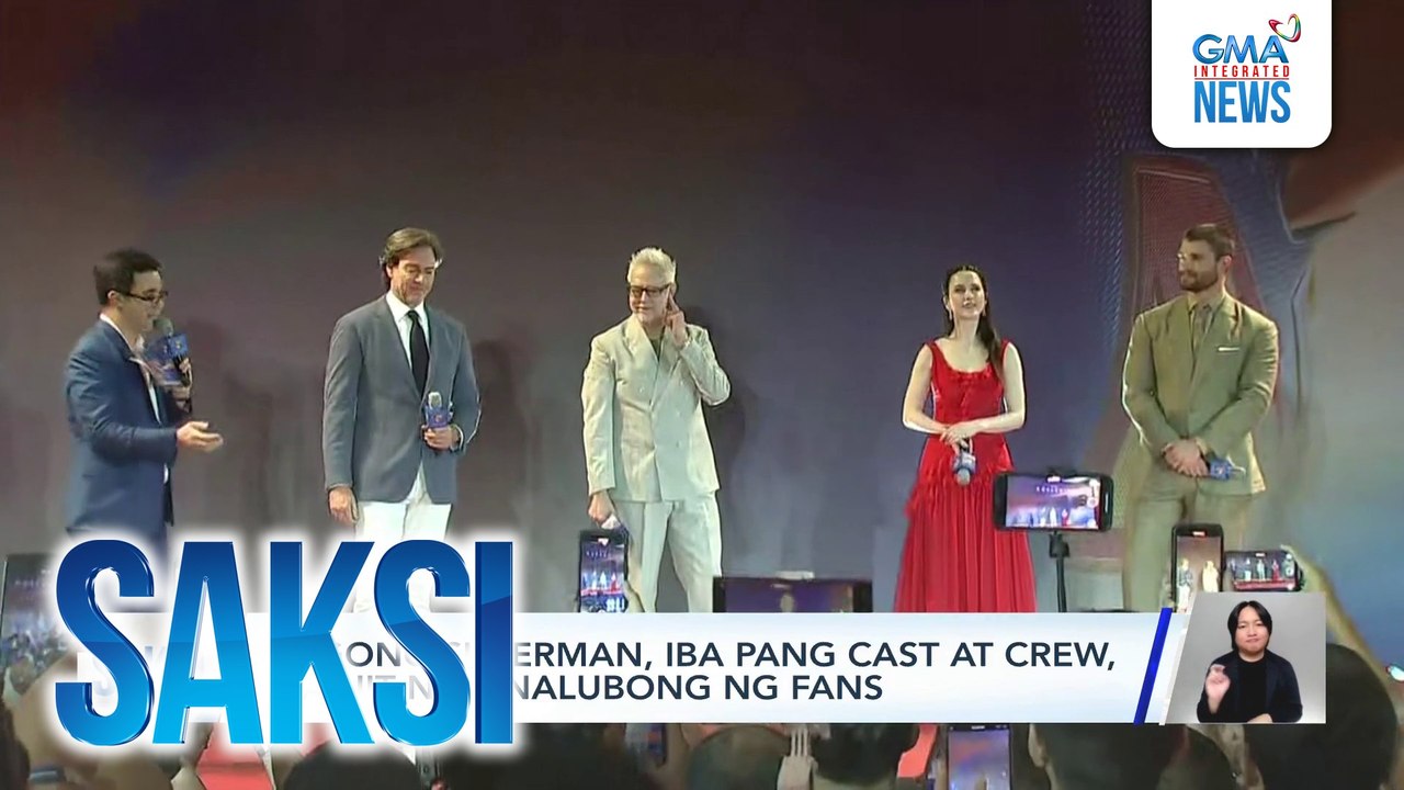 Bagong Superman, iba pang cast at crew, mainit na sinalubong ng fans | Saksi