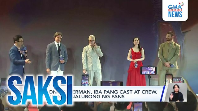 Bagong Superman, iba pang cast at crew, mainit na sinalubong ng fans | Saksi