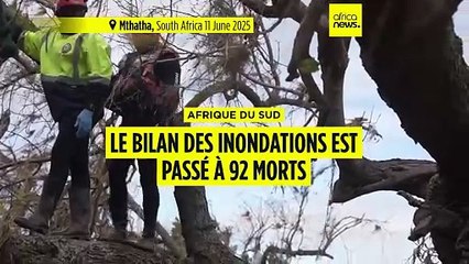 Afrique du Sud : le bilan des inondations est passé à 92 morts