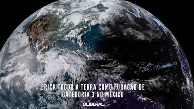 Erick tocou a terra como furacão de categoria 3 no México