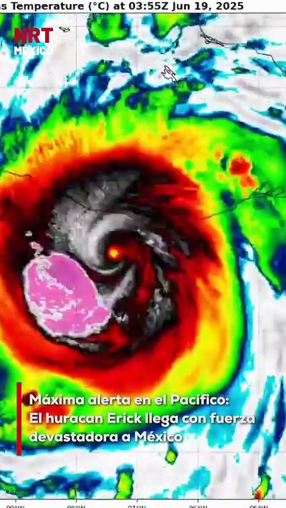 El huracán Erick se ha intensificado a categoría 4 y ya ha tocado tierra en las costas de Oaxaca y Guerrero. Autoridades mantienen la alerta máxima por lluvias torrenciales, vientos intensos y alto oleaje.