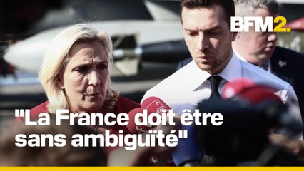 Guerre Israël/Iran, présidentielle 2027... la prise de parole de Marine Le Pen au salon du Bourget