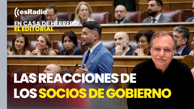 Editorial Luis Herrero: Los socios de Sánchez no le garantizan su apoyo por temor a nuevos casos de corrupción