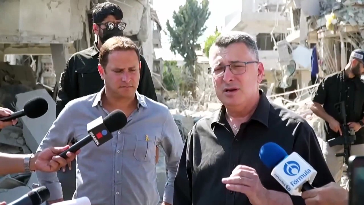 El ministro de israelí de Exteriores, Gideon Saar, rompió el silencio