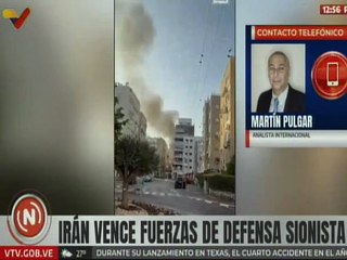 An. Int. Pulgar afirma que Irán puede contener y resistir los ataques del régimen de Israel