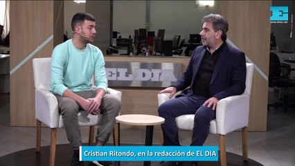 Cristian Ritondo, en la redacción de EL DIA