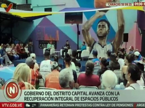 Gobierno de Caracas continúa con la recuperación de espacios públicos en la comuna Estrella del Sur